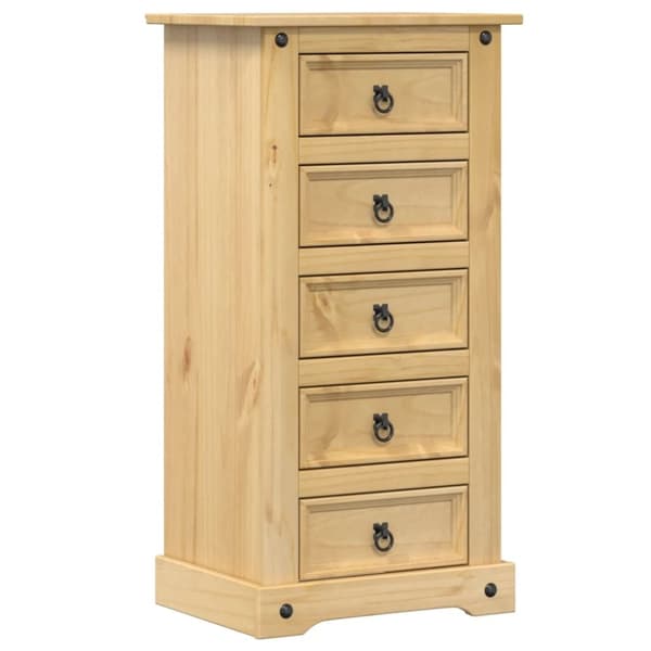 vidaXL Nattbord Corona 53x39x103 cm heltre furu