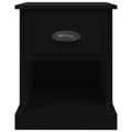 Miniatyrbillede 9 af 11: vidaXL sengeborde 2 stk. 39x39x47,5 cm konstrueret træ sort -  Natborde