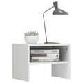 Miniatyrbillede 4 af 8: vidaXL sengebord 2 stk. 40x30x30 cm konstrueret træ hvid højglans -  Natborde
