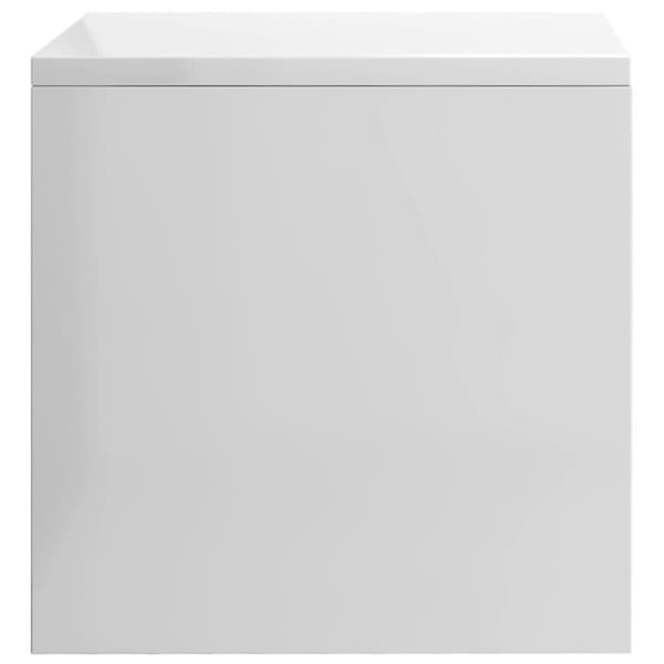 vidaXL sengebord 2 stk. 40x30x30 cm konstrueret træ hvid højglans -  Natborde