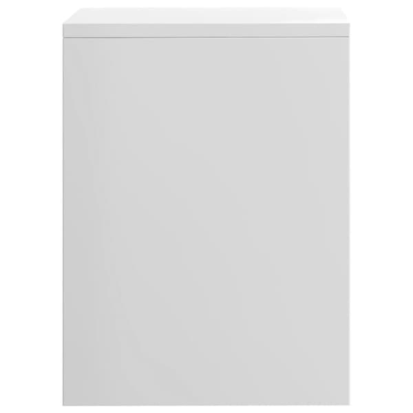 vidaXL sengebord 2 stk. 40x30x40 cm konstrueret træ hvid højglans - Natborde