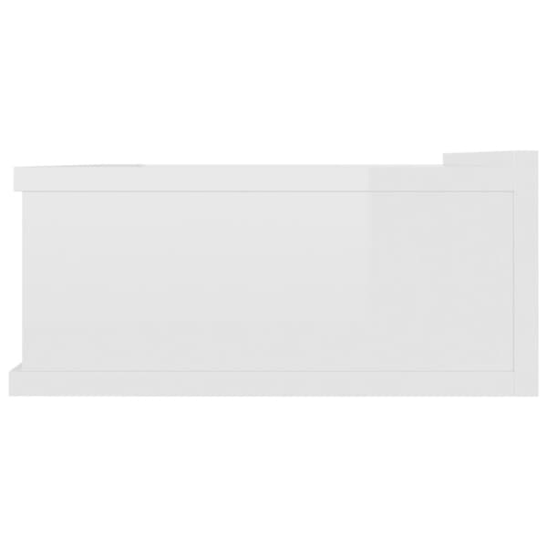 vidaXL Kelluvat yöpöydät 2 kpl valkoinen 40x30x15 cm tekninen puu - Yöpöydät