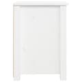 Miniatyrbild 8 av 10: vidaXL Sängbord vit 40x35x49 cm massiv furu -  Nattduksbord