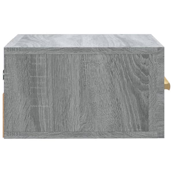 vidaXL Väggmonterade sängbord 2 st grå sonoma 35x35x20 cm - Nattduksbord