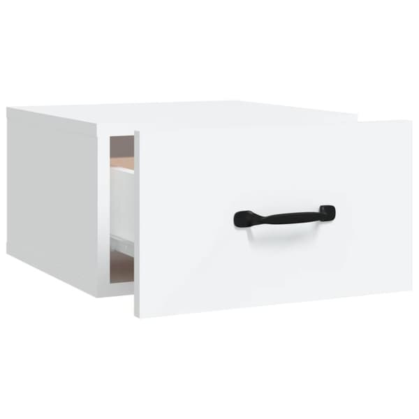 vidaXL væghængte sengeborde 2 stk. 35x35x20 cm hvid - Natborde