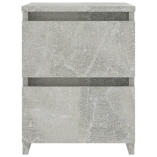 vidaXL Yöpöydät 2 kpl betoninharmaa 30x30x40 cm tekninen puu -  Yöpöydät