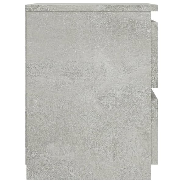 vidaXL Yöpöydät 2 kpl betoninharmaa 30x30x40 cm tekninen puu -  Yöpöydät