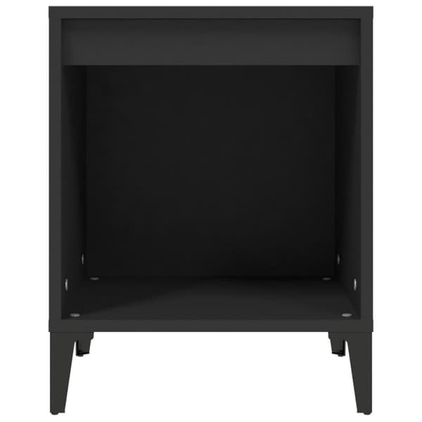vidaXL Sängbord 2 st svart 40x35x50 cm - Nattduksbord