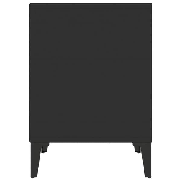 vidaXL Sängbord 2 st svart 40x35x50 cm - Nattduksbord