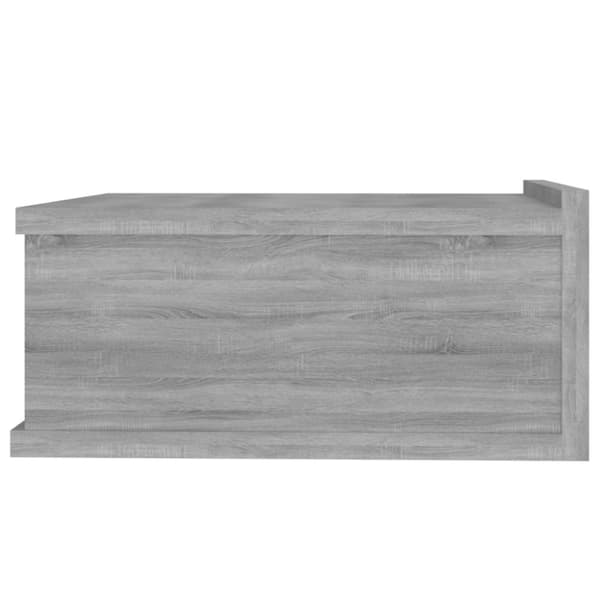 vidaXL væghængt natbord 40x30x15 cm konstrueret træ grå sonoma - Natborde