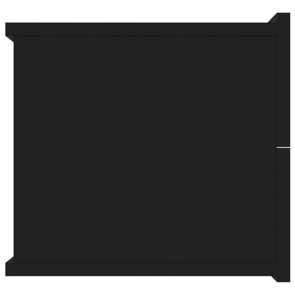 vidaXL Yöpöydät 2kpl musta 40x30x30 cm tekninen puu - Yöpöydät