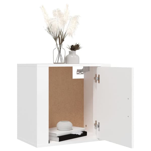 vidaXL Väggmonterade sängbord 2 st vit 50x30x47 cm -  Nattduksbord