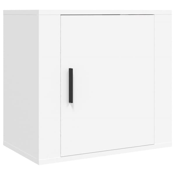 vidaXL Väggmonterade sängbord 2 st vit 50x30x47 cm -  Nattduksbord