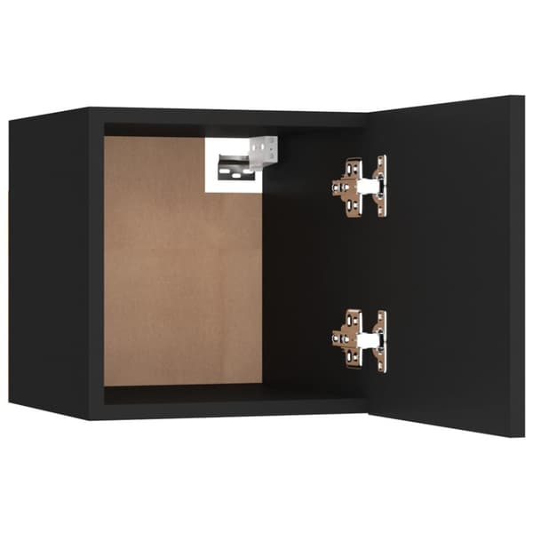 vidaXL sengeskabe 2 stk. 30,5x30x30 cm spånplade sort -  Natborde