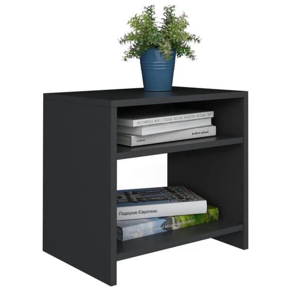 vidaXL Yöpöydät 2 kpl musta 40x30x40 cm tekninen puu - Yöpöydät