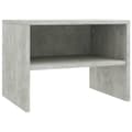Pikkukuva 3 / 7: vidaXL Yöpöytä betoninharmaa 40x30x30 cm tekninen puu -  Yöpöydät
