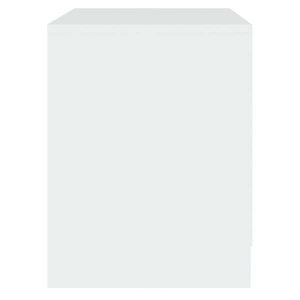 vidaXL sengebord 45x34,5x44,5 konstrueret træ hvid -  Natborde