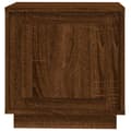 Miniatyrbillede 8 af 11: vidaXL sengeborde 2 stk. 44x35x45 cm konstrueret træ brun egetræsfarve -  Natborde