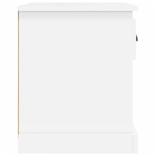 vidaXL Sängbord 2 st vit 39x39x47,5 cm konstruerat trä - Nattduksbord