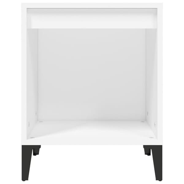 vidaXL Sängbord 2 st vit 40x35x50 cm - Nattduksbord