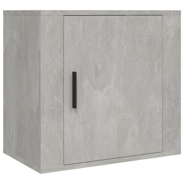 vidaXL Väggmonterat sängbord 2 st Betonggrå 50x30x47 cm - Nattduksbord