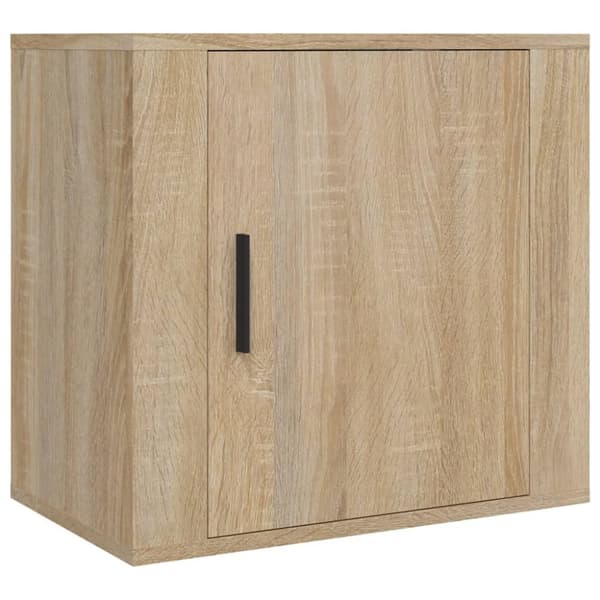 vidaXL Väggmonterade sängbord 2 st Sonoma-ek 50x30x47 cm - Nattduksbord