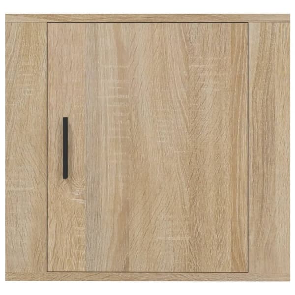 vidaXL Väggmonterade sängbord 2 st Sonoma-ek 50x30x47 cm - Nattduksbord
