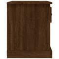 Miniatyrbillede 10 af 11: vidaXL sengeborde 2 stk. 39x39x47,5 cm konstrueret træ brunt eg -  Natborde