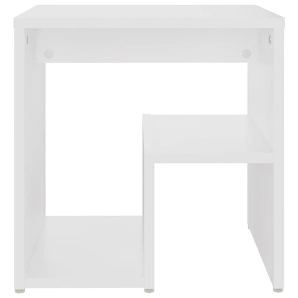 vidaXL sengebord 40x30x40 cm konstrueret træ hvid -  Natborde