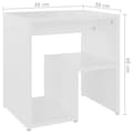 Miniatyrbillede 7 af 7: vidaXL sengebord 40x30x40 cm konstrueret træ hvid -  Natborde
