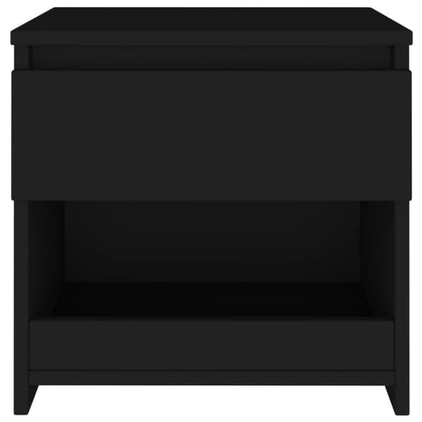 vidaXL sengeborde 2 stk. 40x30x39 cm spånplade sort - Natborde