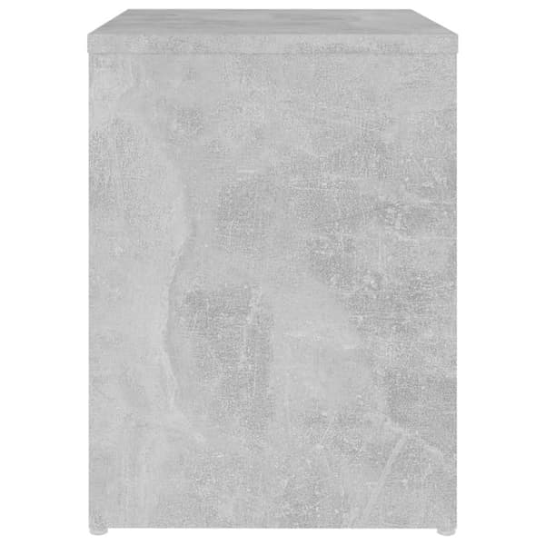 vidaXL Sängbord betonggrå 40x30x40 cm konstruerat trä - Nattduksbord