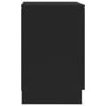 Miniatyrbillede 7 af 7: vidaXL sengeborde 2 stk. 38x35x56 cm konstrueret træ sort -  Natborde