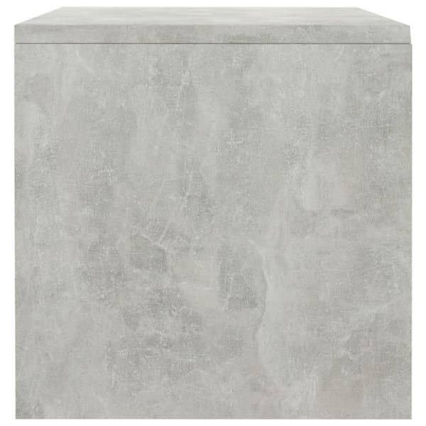 vidaXL Sängbord 2 st betonggrå 40x30x30 cm konstruerat trä - Nattduksbord