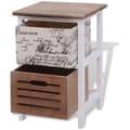 Miniatyrbillede 5 af 8: vidaXL sengebord i træ 2 stk. -  Natborde