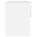 Miniatyrbillede 7 af 8: vidaXL sengeborde 2 stk. 40x30x39 cm konstrueret træ hvid -  Natborde