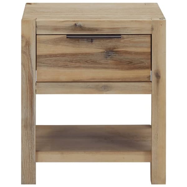 vidaXL natborde med skuffer 2 stk. 40x30x48 cm massivt akacietræ - Natborde