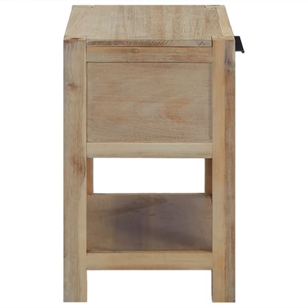 vidaXL natborde med skuffer 2 stk. 40x30x48 cm massivt akacietræ - Natborde