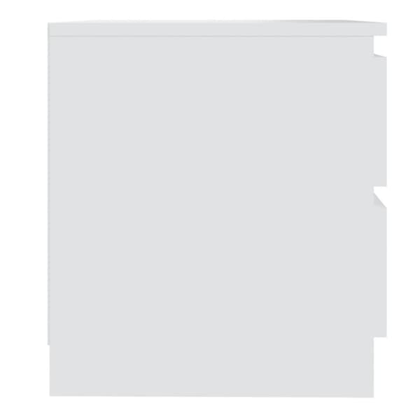 vidaXL sengeskabe 2 stk. 50x39x43,5 cm spånplade hvid - Natborde
