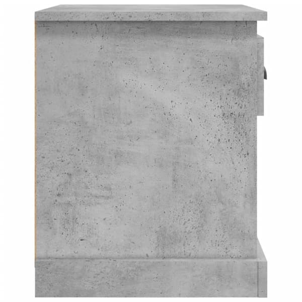 vidaXL sengeborde 2 stk. 39x39x47,5 cm konstrueret træ betongrå - Natborde