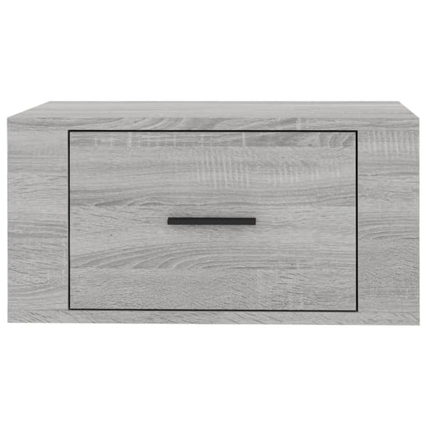 vidaXL væghængte sengeborde 2 stk. 50x36x25 cm grå sonoma-eg - Natborde