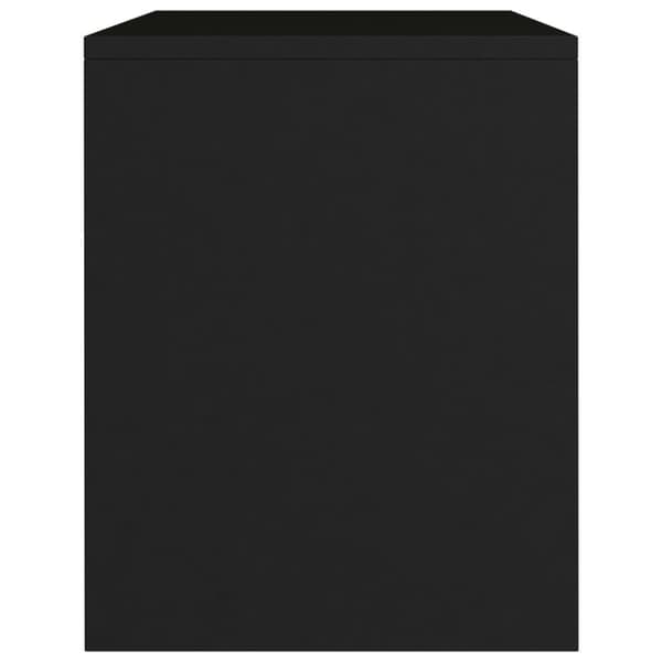 vidaXL Sängbord svart 40x30x40 cm konstruerat trä - Nattduksbord