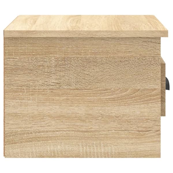 vidaXL Seinäkiinnitettävät yöpöydät 2 kpl Sonoma-tammi 41,5x36x28 cm -  Yöpöydät