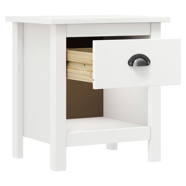 vidaXL sengebord Hill 2 stk. 46x35x49,5 cm massivt fyrretræ - Natborde