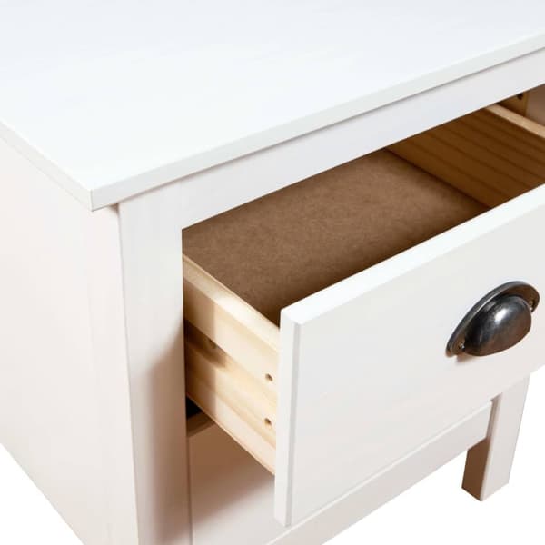 vidaXL sengebord Hill 2 stk. 46x35x49,5 cm massivt fyrretræ - Natborde