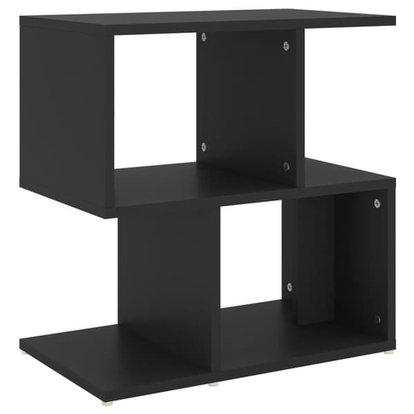 vidaXL sengeskab 50x30x51,5 cm spånplade sort - Natborde