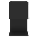 Miniatyrbillede 7 af 8: vidaXL sengeskab 50x30x51,5 cm spånplade sort -  Natborde