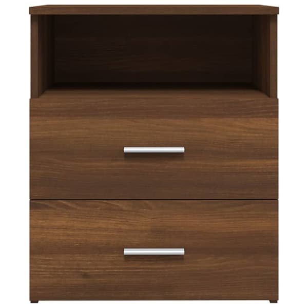 vidaXL Yöpöydät 2 kpl ruskea tammi 50x32x60 cm - Yöpöydät