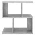 Miniatyrbillede 6 af 8: vidaXL sengeskab 50x30x51,5 cm spånplade betongrå -  Natborde