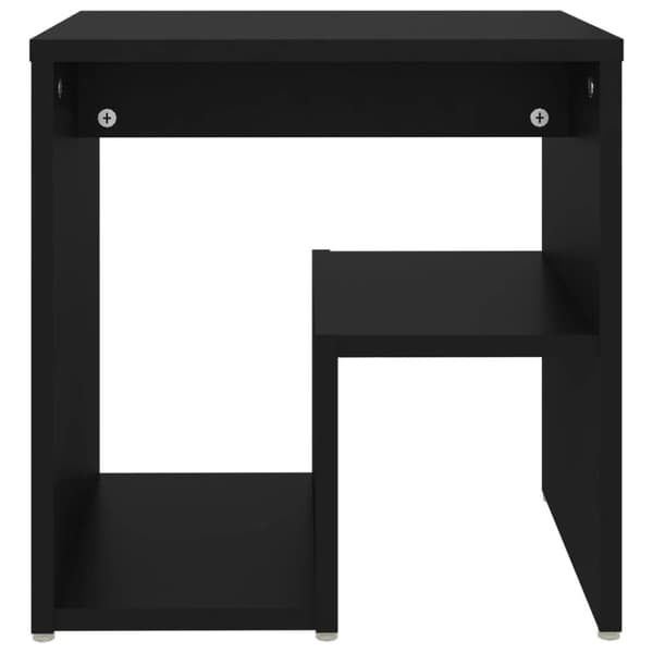 vidaXL Sängbord svart 40x30x40 cm konstruerat trä -  Nattduksbord